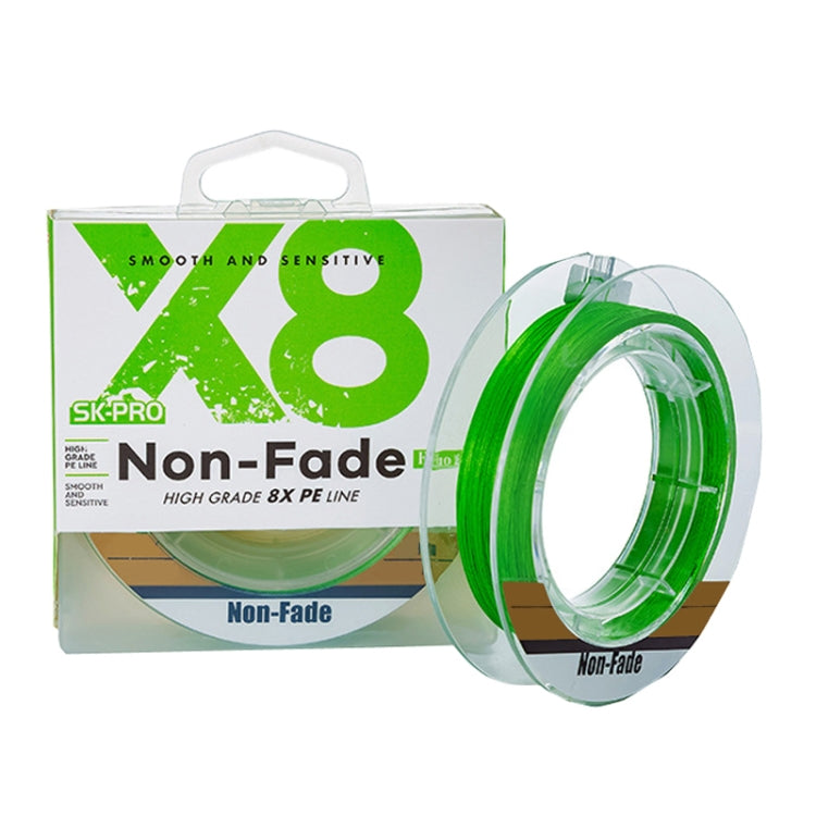 NON-FADE X8 150m 8 Code PE Pish Line, No. 0.8, No. 1.0, No. 1.2, No. 1.5, No. 2.0, No. 3.0, No. 4.0, No. 5.0, No. 6.0