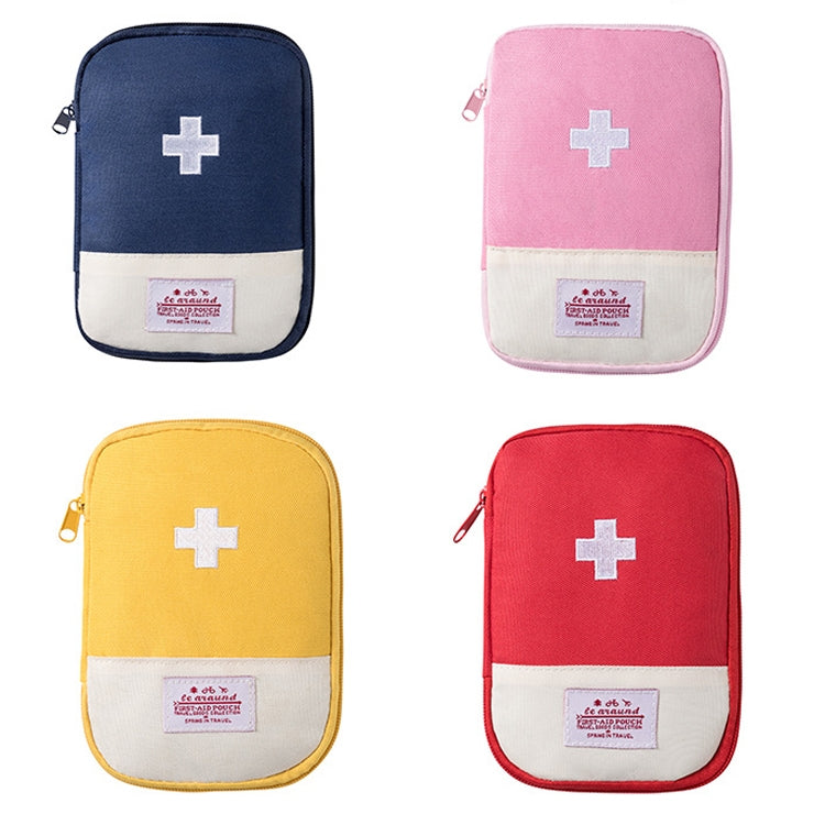 Travel Home Portable Medical Bag, Red Large, Blue Large, Red Small, Blue Small, Pink Large, Pink Small, Yellow Large, Yellow Small