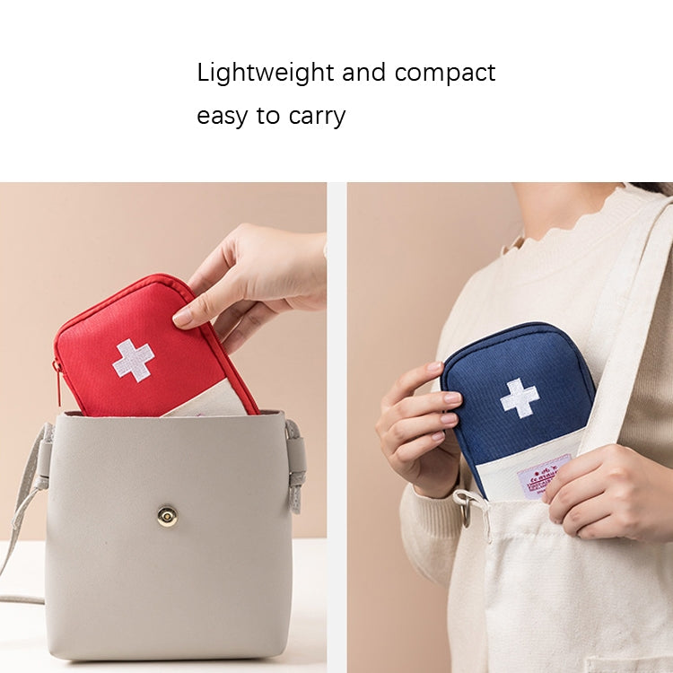 Travel Home Portable Medical Bag, Red Large, Blue Large, Red Small, Blue Small, Pink Large, Pink Small, Yellow Large, Yellow Small