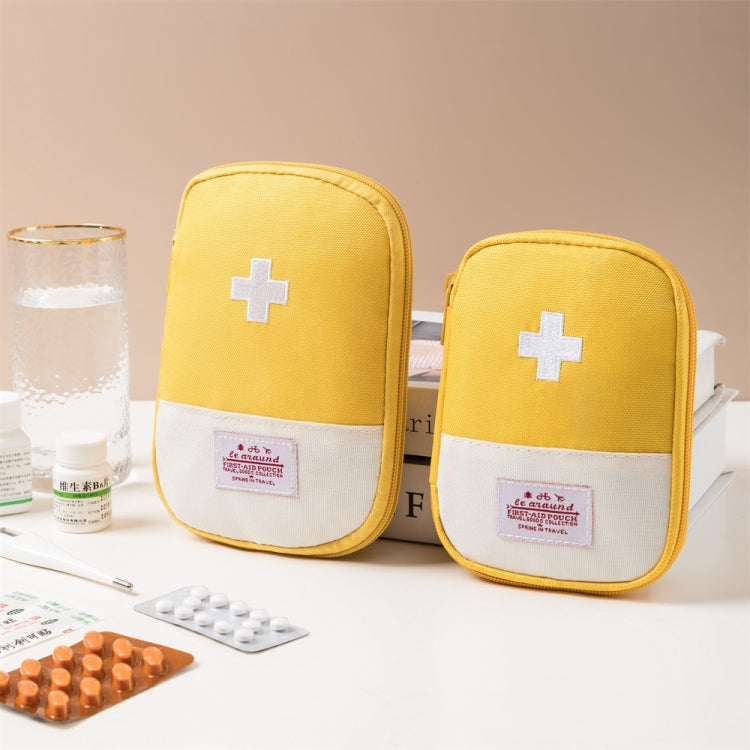 Travel Home Portable Medical Bag, Red Large, Blue Large, Red Small, Blue Small, Pink Large, Pink Small, Yellow Large, Yellow Small