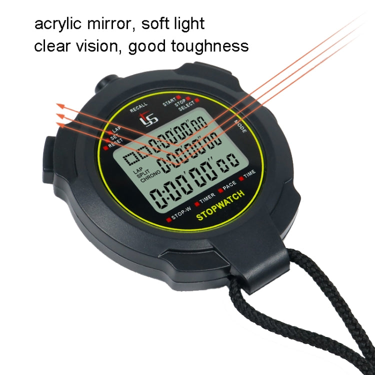 YS Stopwatch Timer Training Fitness Competition Stopwatch, Style:, YS-7100 100 Memories(Black), YS-710 10 Memories(Black), YS-730 30 Memories(Black), YS-760 60 Memories(Black), YS-7120 120 Memories(Black)