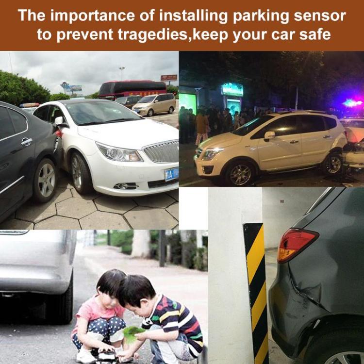 Wireless Radar with LED Display Automatic Alarm Reversing Assist, PZ314W
