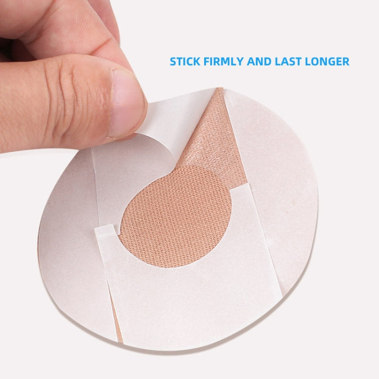 10 PCS Sports Non-slip Adhesive Patch Densor Sweat-absorbing Breathable Fixing Patch, Fresh Color, Black