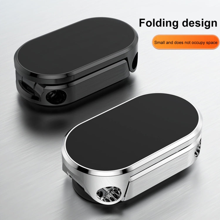 Vehicle Bracket Magnetic Navigation Bracket, Folding Black, Folding Silve