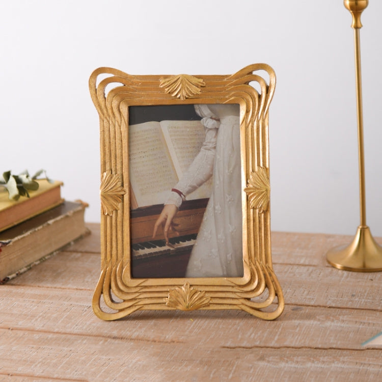 Retro Imitation Wood Home Decor Photo Frames, Spec:, Square-6 inches, Square-7 inches, Arched-6 inches, Arched-7 inches, Oval-6 inches, Oval-7 inches, Bow Round Box, A Model, B Model, C Model, D Model