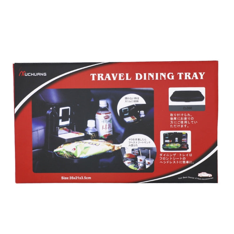 UCHURNG Car Computer Table Folding Chair Back Dining Table, UCHURNG