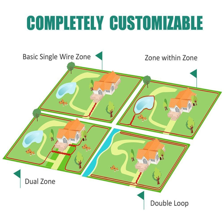 Pet Wireless Trainer Bark Stopper Electronic Fence, Specification:, US Plug, EU Plug, AU Plug, UK Plug