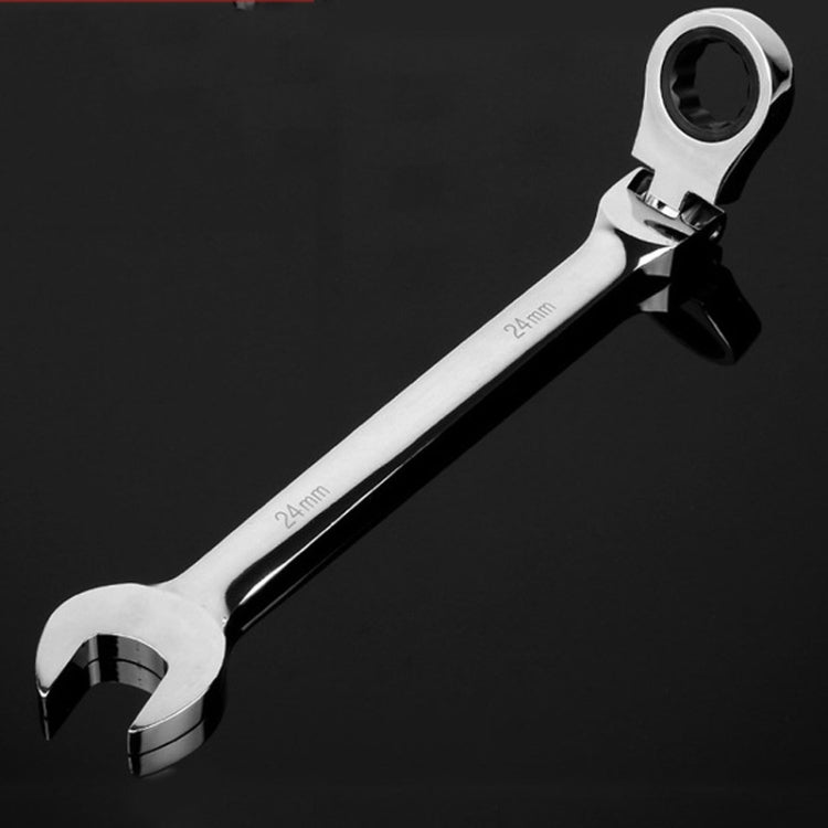 Combination Ratchet Wrench with Flexible Head Dual-purpose Ratchet Tool, 6mm, 7mm, 9mm, 11mm, 24mm, 16mm, 18mm, 20mm, 21mm, 22mm, 23mm