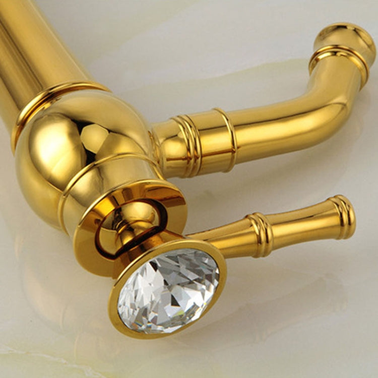 All Bronze Bathroom Basin Hot And Cold Water Faucet, Style:, Electroplated Short Model, Electroplated Short Model+Water Inlet Pipe, Electroplated High Model, Electroplated High Model+Water Inlet Pipe, Gold Short Model, Gold Short Model+Water Inlet Pipe...