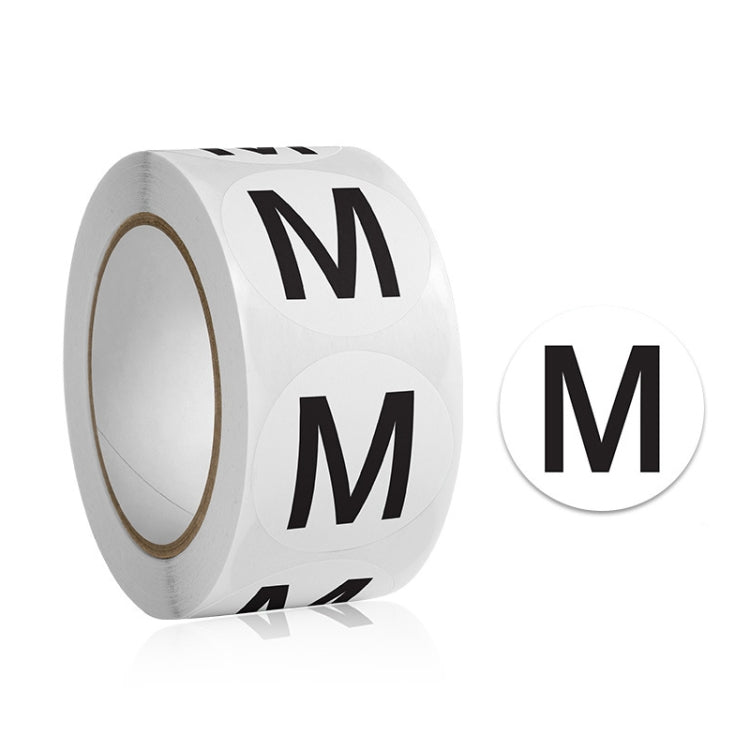 10 PCS Clothing Shoes & Hats Size Model Label Round Sticker, A-446, A-447, A-448, A-449, A-450, A-451, A-452, A-453, A-454, A-455, A-456, A-457, A-444, A-445