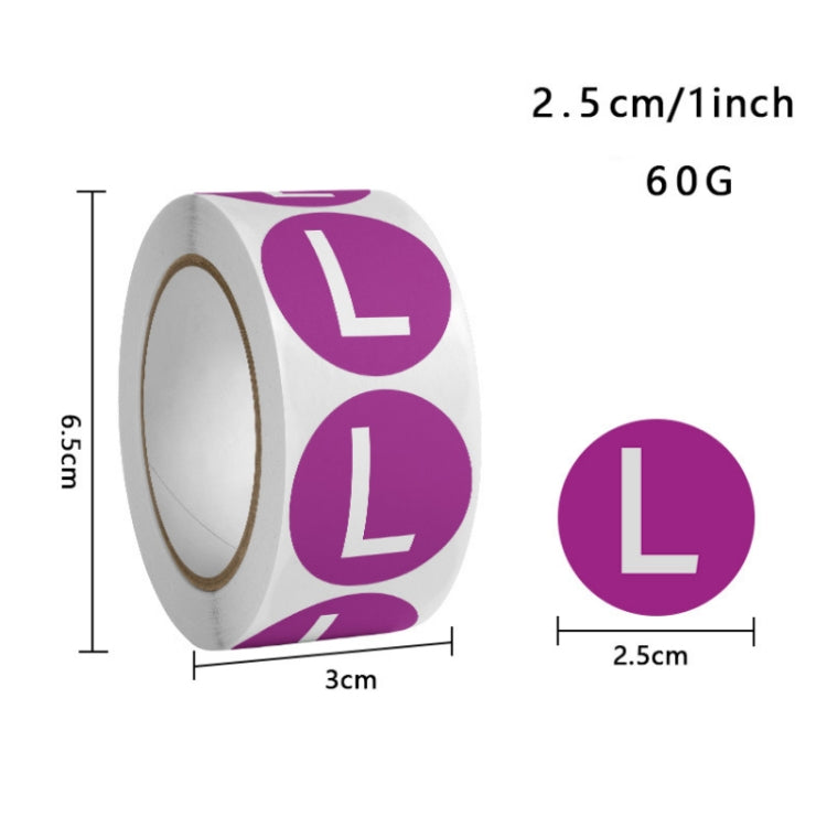 10 PCS Clothing Shoes & Hats Size Model Label Round Sticker, A-446, A-447, A-448, A-449, A-450, A-451, A-452, A-453, A-454, A-455, A-456, A-457, A-444, A-445