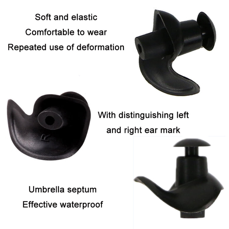 Swimming Waterproof Spiral Silicone Earplugs