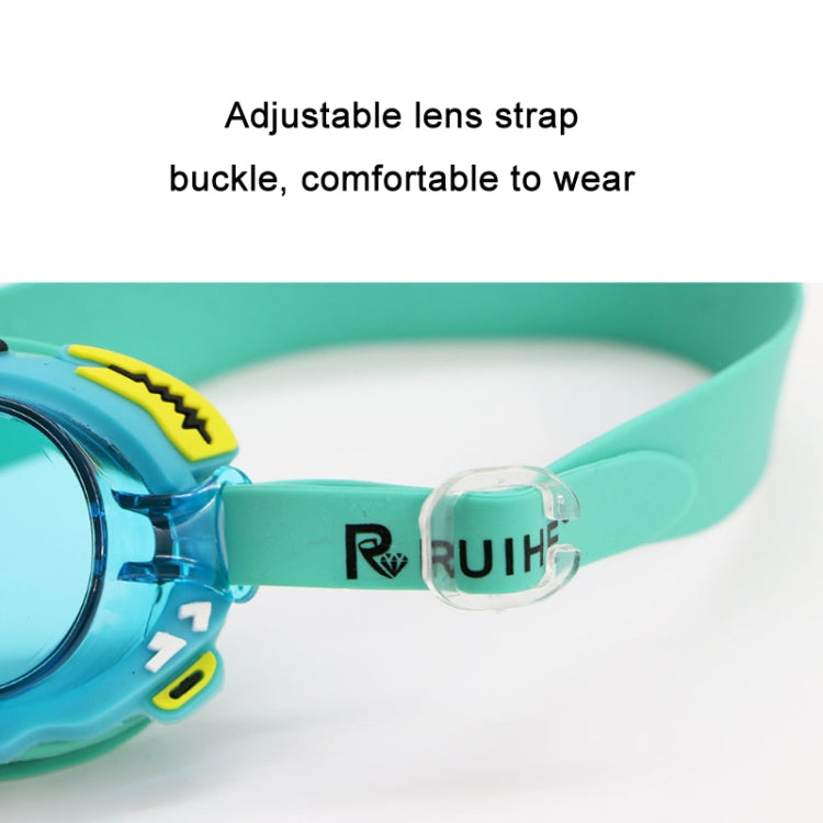 RUIHE Children Cute Cartoon Waterproof Anti-Fog Swimming Goggles