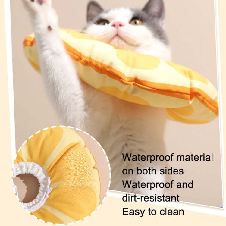 Cat Elizabeth Collar Kitten Anti-licking Collar Head Cover, Size:, S, M, L