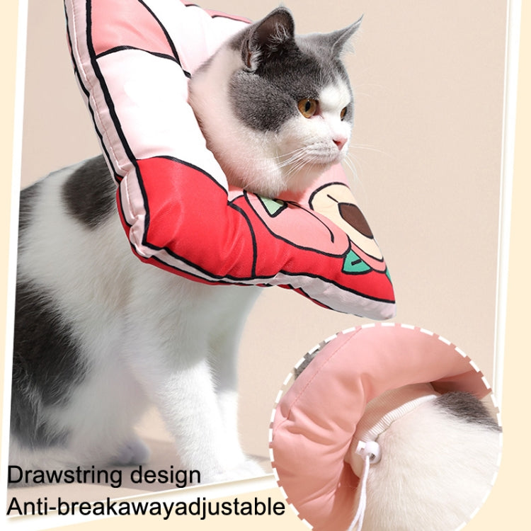 Cat Elizabeth Collar Kitten Anti-licking Collar Head Cover, Size:, S, M, L
