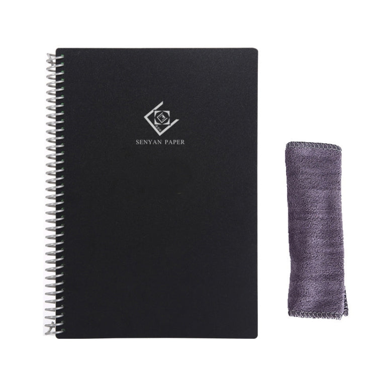 KCA02 Erasable Waterproof Coil Notebook, Spec:, A5 Square, B5 Round, A5 without LOGO, A5 Iron Ring no LOGO, A5 Note Type