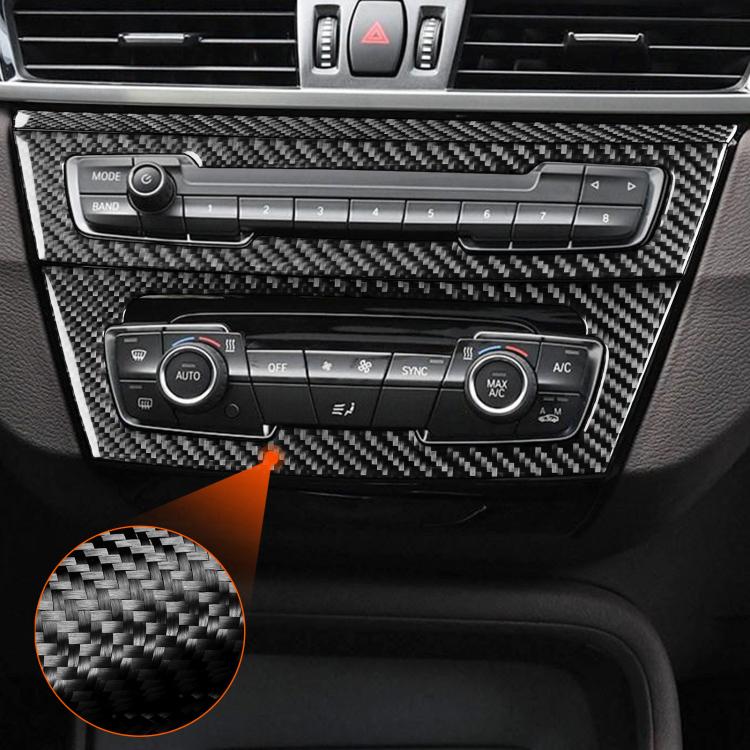 For BMW X1 F48/X2 F39 3pcs /Set Left-Hand Drive Radio + Air Conditioning Panel Sticker, Left-Hand Drive