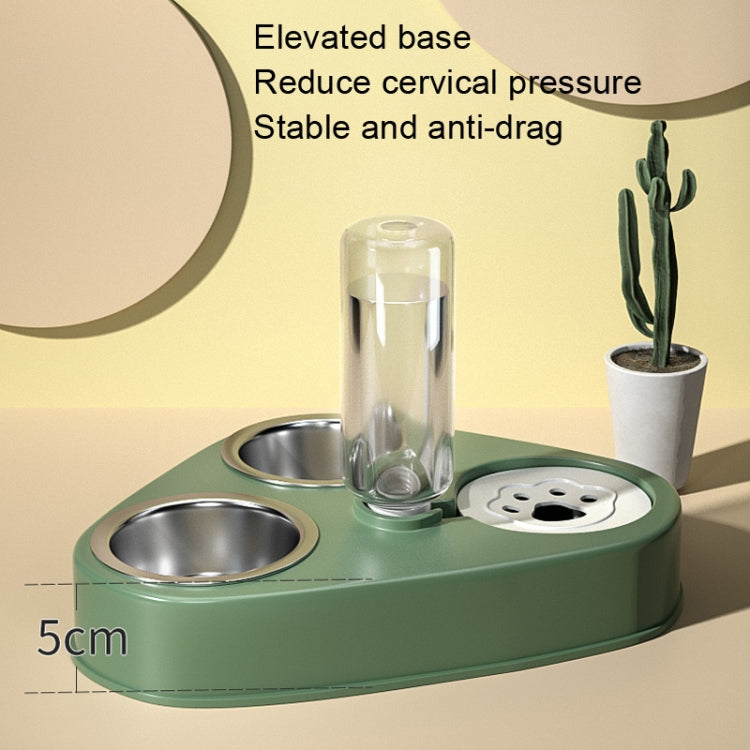 Dog Cat Triangle Automatic Drinking Water Bowl Pet Supplies, Size:, Small, Large