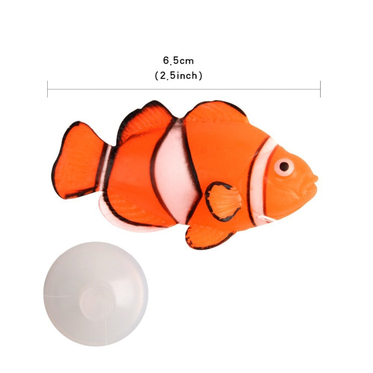 Simulation Luminous Tropical Fish Tank Landscaping Fake Decorations(Ugly Fish  F02)