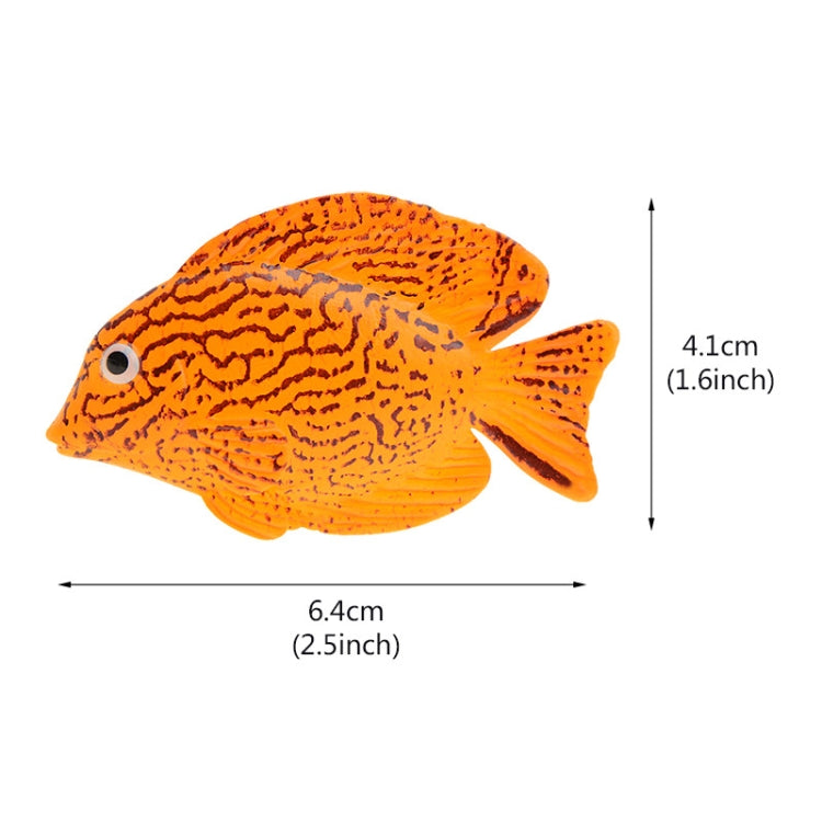 Simulation Luminous Tropical Fish Tank Landscaping Fake Decorations(F04 Hanging Fish)