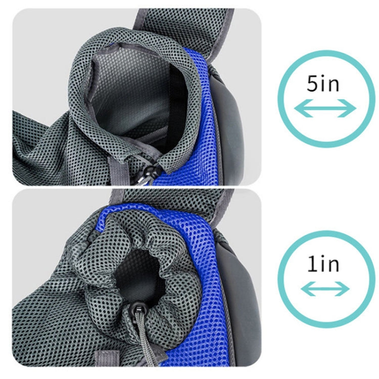 Pet Bag Widened Shoulder Strap Breathable Messenger Cat Bag,Size: Large(Black)