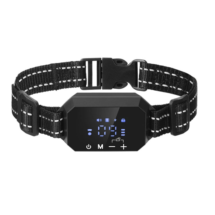Dog Trainer Electronic Fence Smart GPS Wireless Bark Stop(Black)