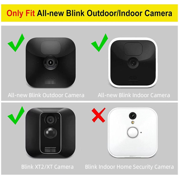 Silicone Protective Cover For Blink Outdoor/Indoor/XT1/XT2 Security Camera(Black)