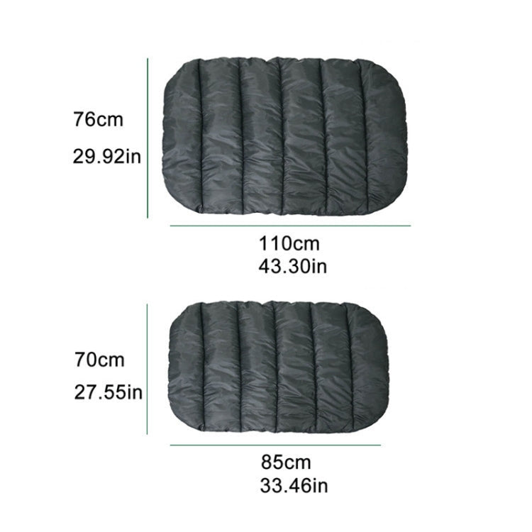 Pet Outdoor Waterproof Cushion Camping Cats And Dog Sleeping Pad, Size: Large 110x76cm(Orange)