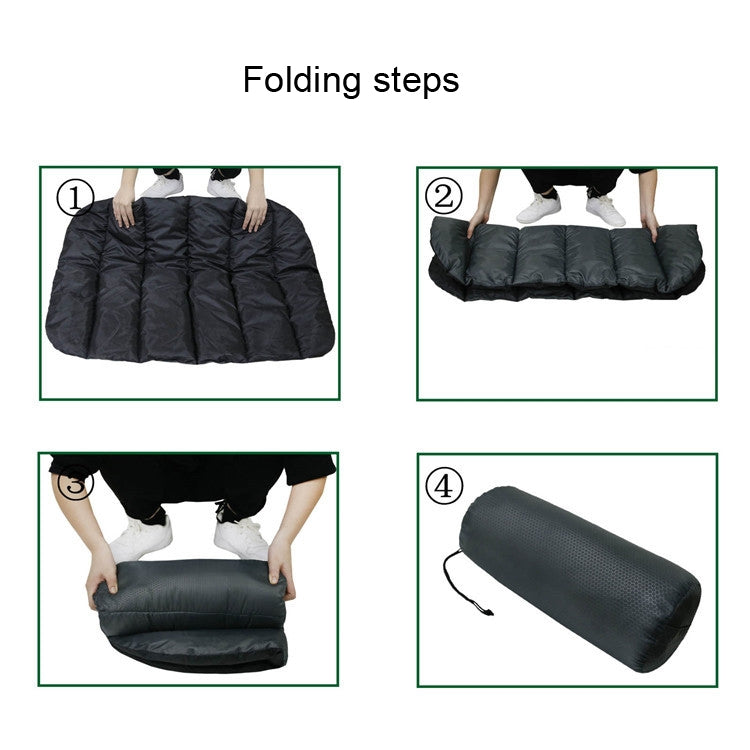 Pet Outdoor Waterproof Cushion Camping Cats And Dog Sleeping Pad, Size: Large 110x76cm(Grey)