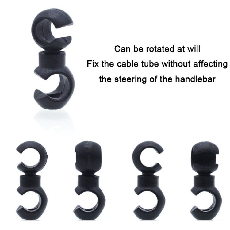 10 PCS Bicycle Handcuffs Type Shift Cable Buckle