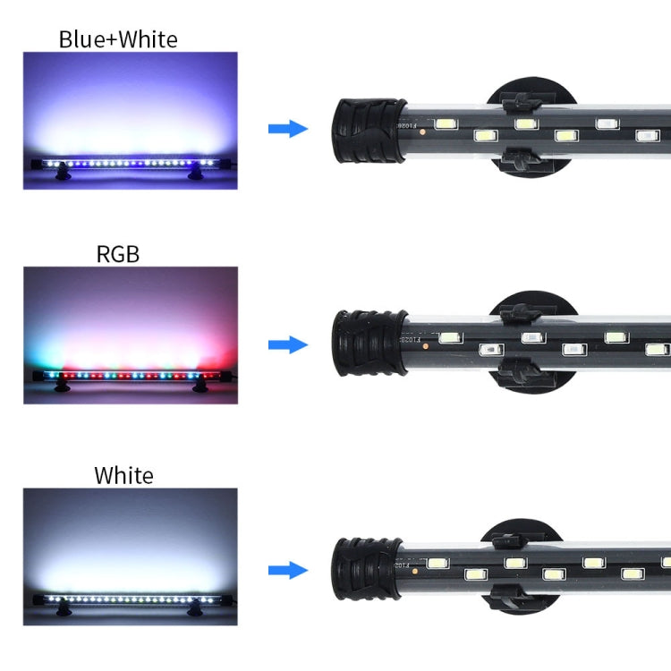 Q40BW  Blue+White Light 90-260V Aquarium Diving Light LED Fish Tank Light(EU Plug)