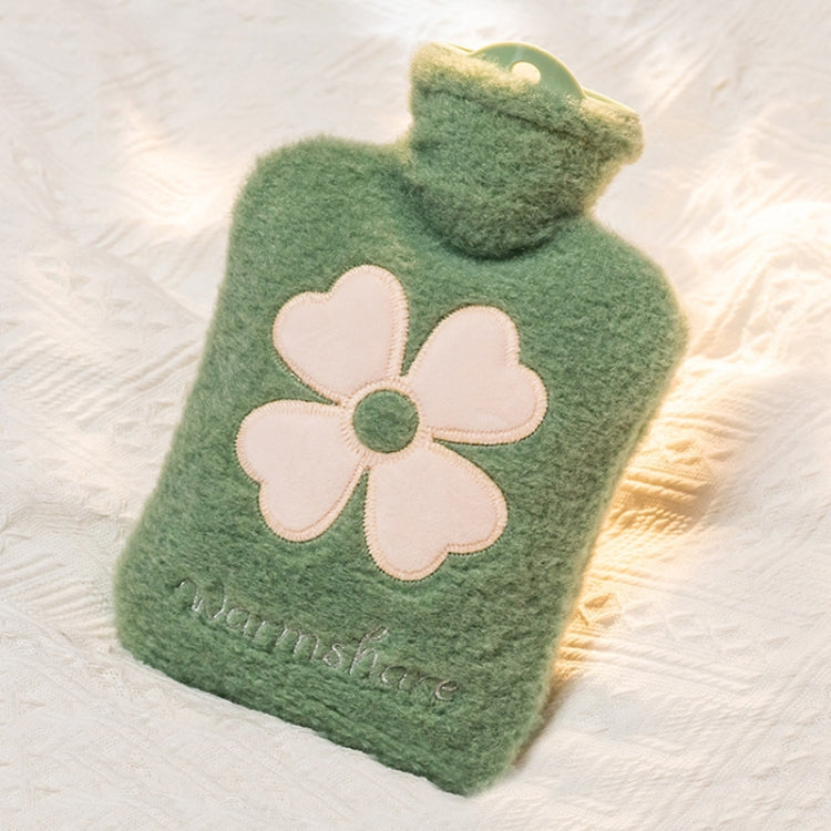 Cartoon Plush Portable Water Jection Mini Hot Water Bag, 500ML Pink, 500ML Blue, 500ML Green, 500ML Mint Green, 1000ML Pink, 1000ML Blue, 1000ML Green, 1000ML Mint Green, 1000ML Insert Yellow, 1000ML Insert Pink, 1000ML Insert Blue, 1000ML Insert Green