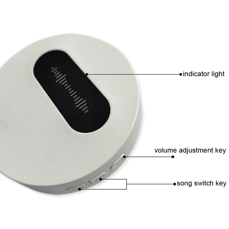 T10-1 1 For 1 Lighting Self-Power Generation Wireless Intelligent Doorbell(EU Plug White)