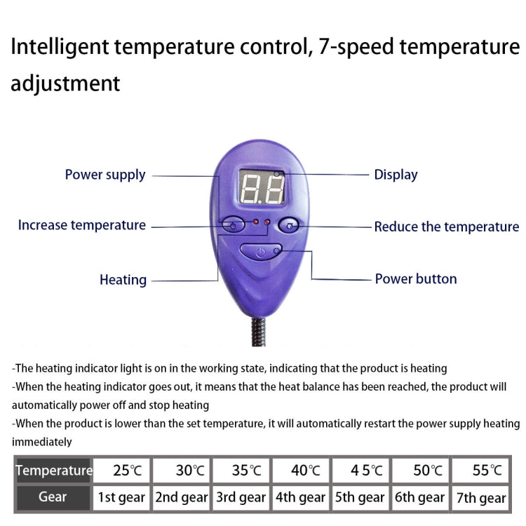 30x30cm Coffee 12V Low Voltage Multifunctional Warm Pet Heating Pad Pet Electric Blanket(UK Plug)