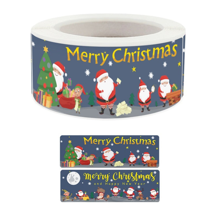 Christmas Stickers Child Toys Holiday Cartoon Tabel, 25x75mm