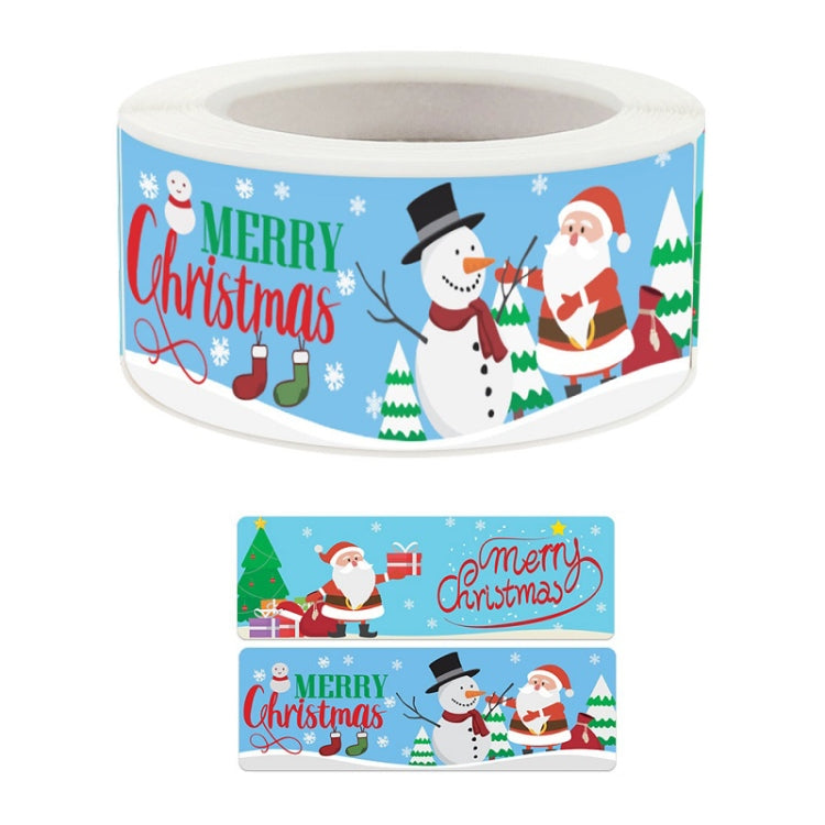 Christmas Stickers Child Toys Holiday Cartoon Tabel, 25x75mm