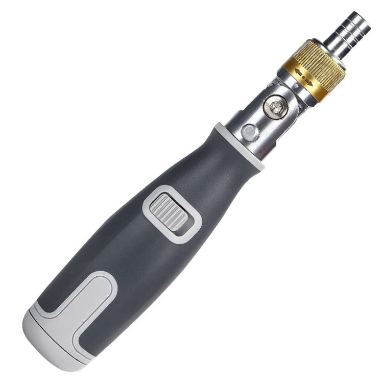 2050C Portable 10 In 1 Hidden Bits Multi-angle Ratchet Corner Screwdriver Set, 10 In 1 Orange, 10 In 1 Gray
