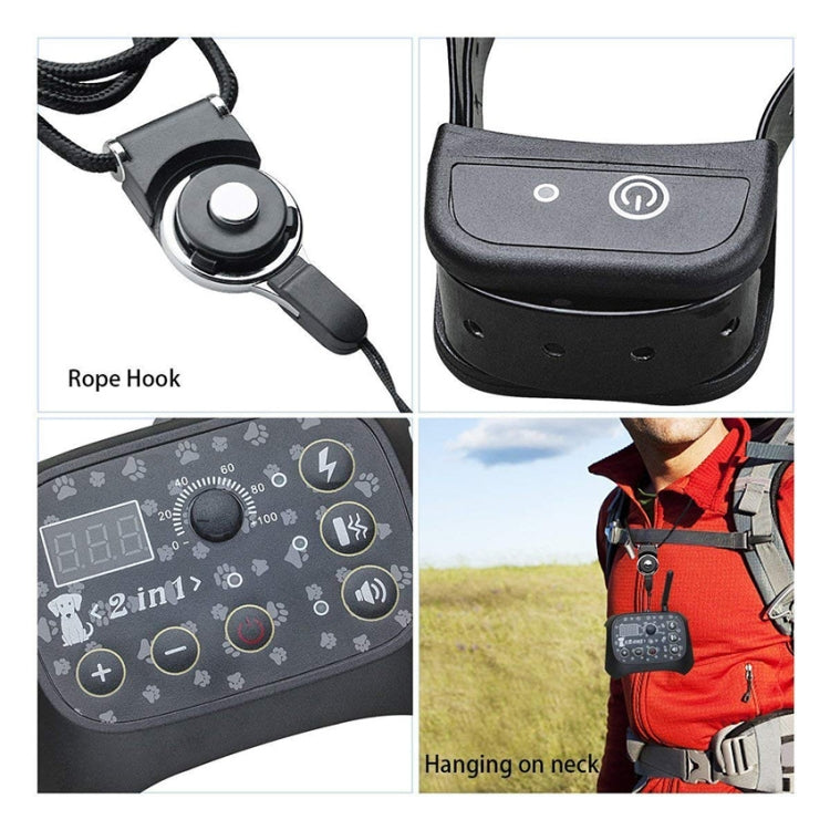 TF68 2-in-1 Dog Trainer Outdoor Electronic Wireless Fence With Collar AU Plug