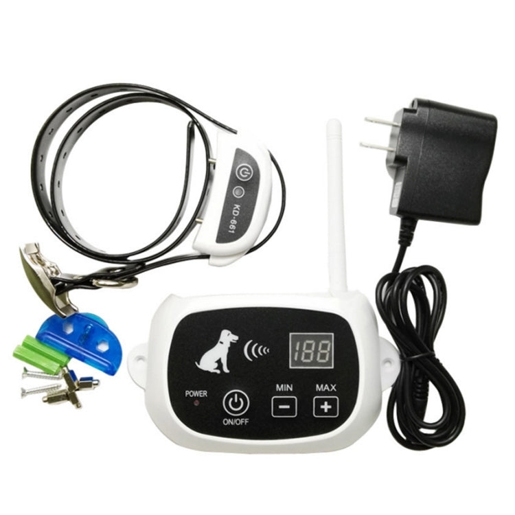 KD-661 500m Wireless Electric Dog Pet Fence Shock Collar,Spec: For Two Dog(AU Plug)