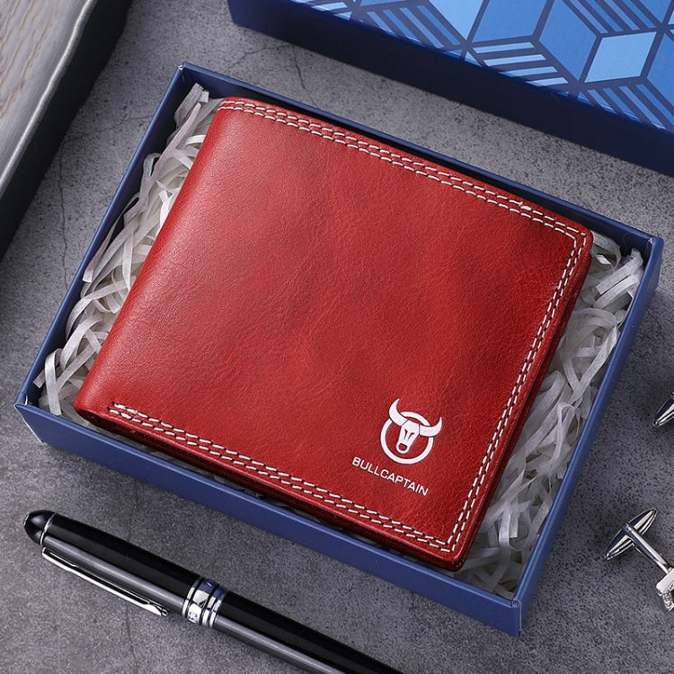 BUFF CAPTAIN 032 Vintage Leather Wallets Coins Card Holder Wallet