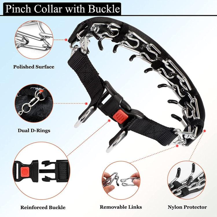 Cloth Tape Paste Detachable Training Stimulation Dog Collar, Size: M 3.0mm x 50cm(With Cap)