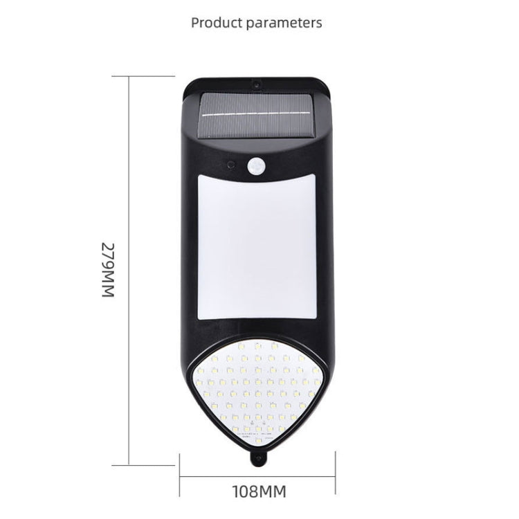 X-A18 59 LED Solar LED Flame Human Sensor Lights Garden Lights