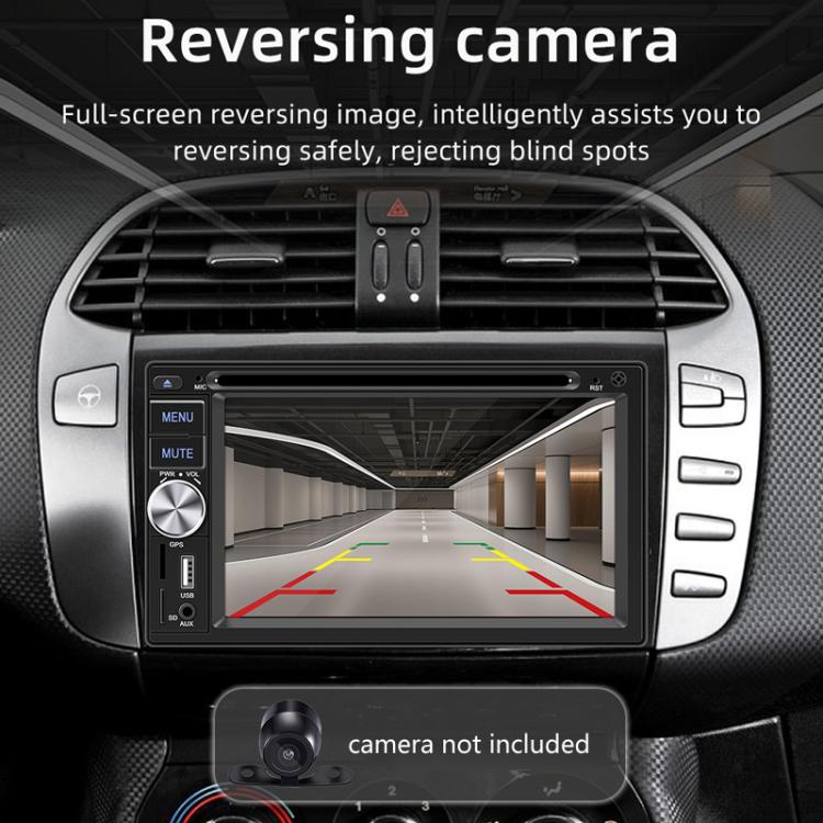 6.2 inch Bluetooth AUX Mobile Phone Interconnection USB Interface Car DVD