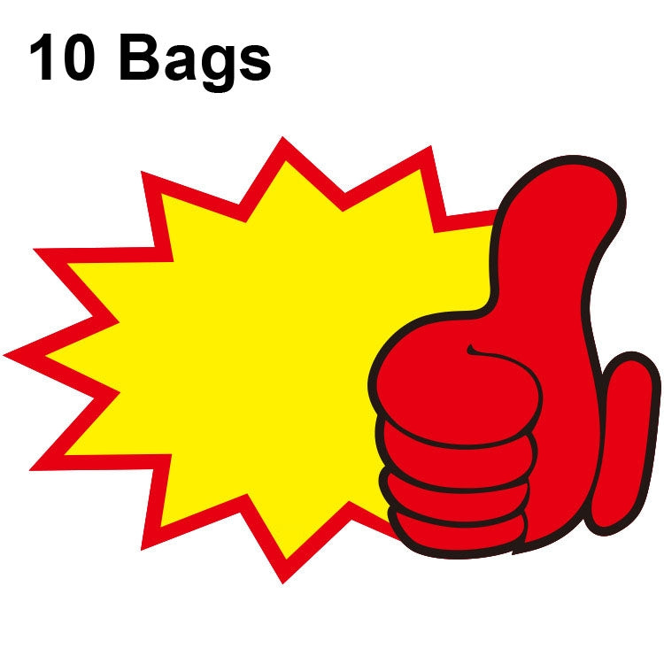 10 bags 18x14cm Explosion Sticker Product Price Tag Supermarket Price Label, WM-101, WM-102, WM-103, WM-105, WM-106, WM-107, WM-108, WM-109, WM-10, WM-111, WM-12, WM-113, XD-028, XD-022, XD-009, XD-047, XD-051, XD-069