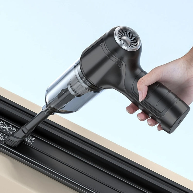 SUITU Car Wireless Wet And Wet Charging Handheld Vacuum Cleaner, Style:, Basic Gray White, Basic Black, Brushless Silver Gray