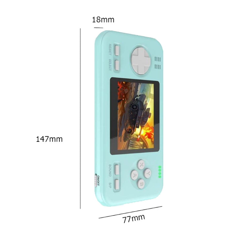 416 Pocket Console Portable Color Screen 8000mAh Rechargeable Game Machine(White Blue)