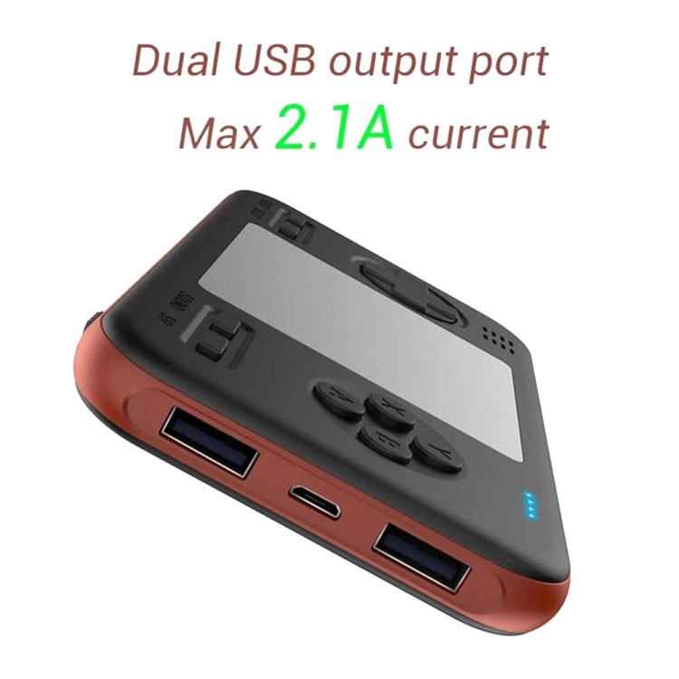 416 Pocket Console Portable Color Screen 8000mAh Rechargeable Game Machine(White Blue)