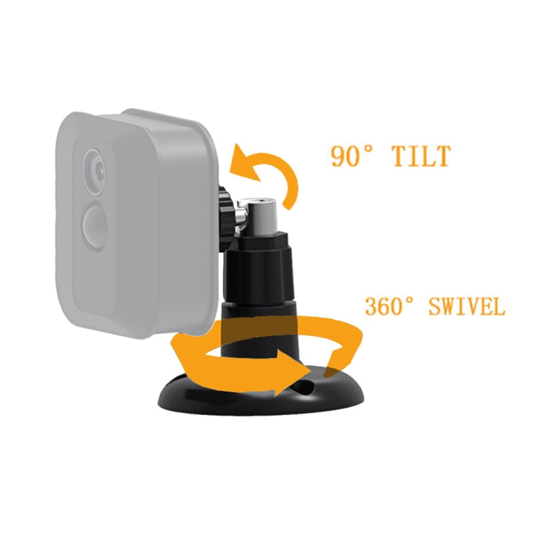 For Blink Camera 3pcs Wall Mounted Bracket Home Security Accessories(Black)