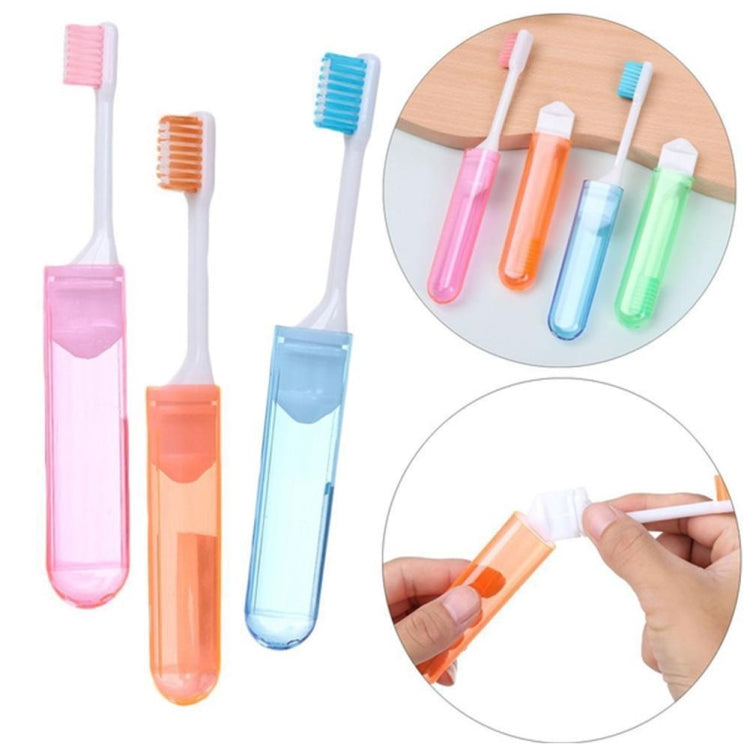 Portable Business Trip Folding Toothbrush Multi-color Super Soft Bristles Toothbrush, 6 PCS/Set, 4 PCS/Set