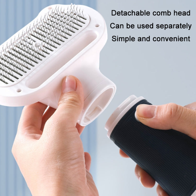 3 in 1 600W Pet Electric High Wind Hair Removal Blowing Combs, Specification: EU Plug 220V(Pink)